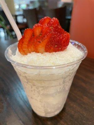 Strawberry shaved ice