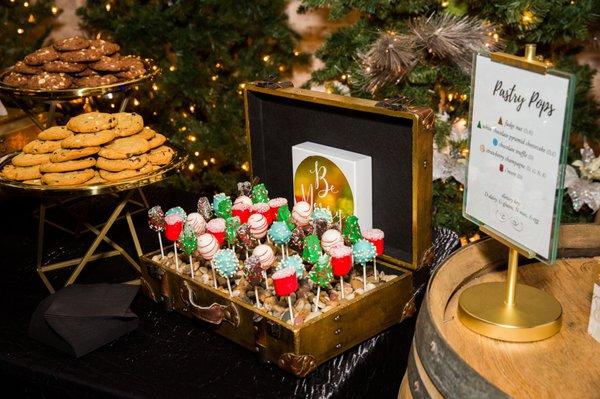 holiday dessert pops