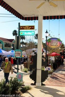 Photos taken while walking through the art festival