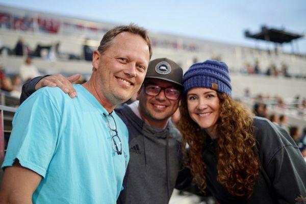 Client event at Snapdragon stadium. San Diego Waves!!! We rented out the entire Toyota Terrace section to host our clients!