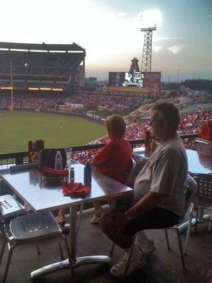 View from the Knothole Club