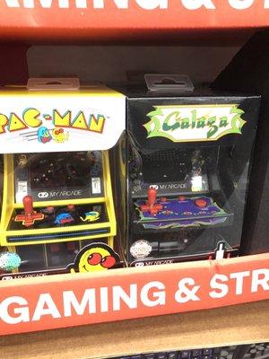 Handheld arcade games. They also had Ms PacMan.