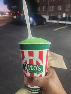 Green Apple water ice