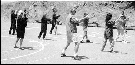 Tai Chi Practice at Yerba Buena Gardens