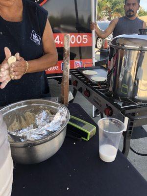 Hand made tortillas