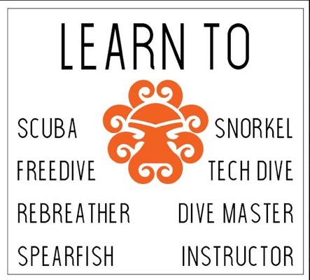 Full SCUBA training services....Retail brick and mortar store coming back soon!