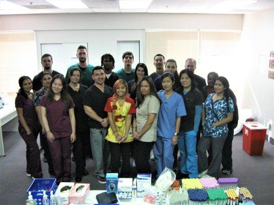 January/February 2018 Phlebotomy Class