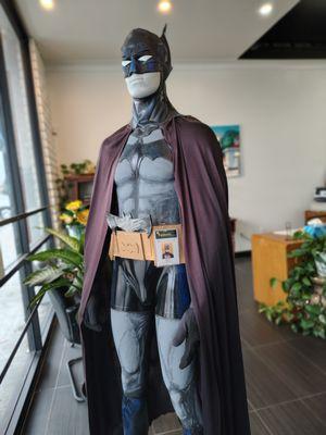 And, yes - you are more than welcome to take a selfie with Batman when you visit our showroom.