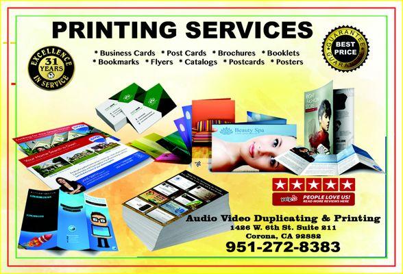 Audio Video Duplicating & Printing