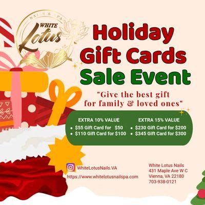 Holiday GiftCard Sale