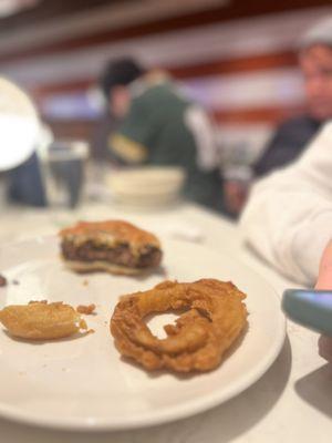 onion ring and burg