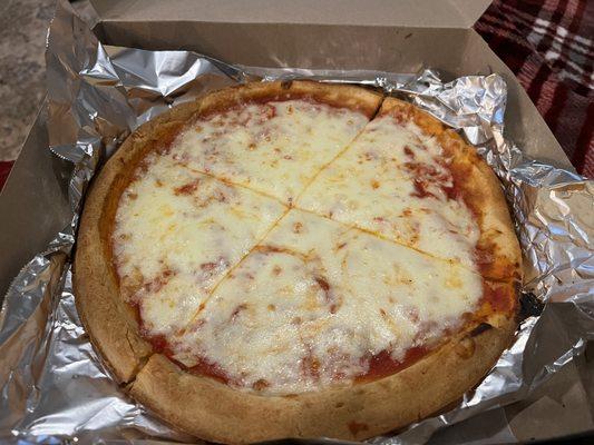 Gluten free cheese pizza