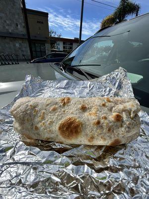 Smoked Brisket Breakfast Burrito  $12 and was huge! Worth every penny! Such fresh ingredients and the most tender brisket ever!