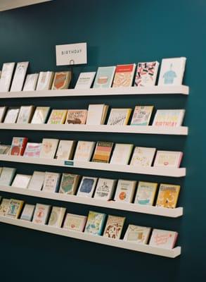 the start of the card wall... photo by Elisa B.