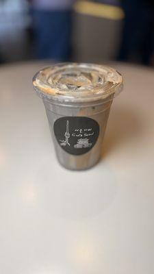 Black sesame latte