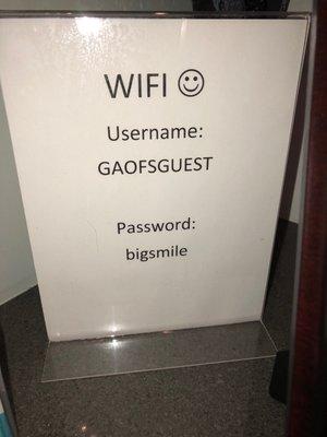 Free wi-fi.