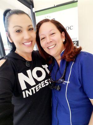 I LOVE DR. SANDRA & HER DENTAL WORK  ,  I  HIGHLY RECOMMEND HER   I LOVE MY DENTAL WORK AND MY NEW SMILE!  DENTAL MAGIC OC ROCKS!