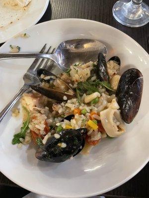 Seafood risotto