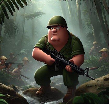 Peter Griffin's service in Vietnam, you can buy this here.