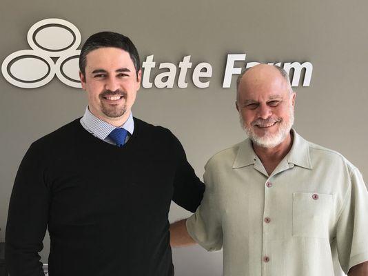 Former agent but loyal State Farm client, George Flesuras stopped by our new office on 4515 NE Fremont. I am proud to continue his legacy!