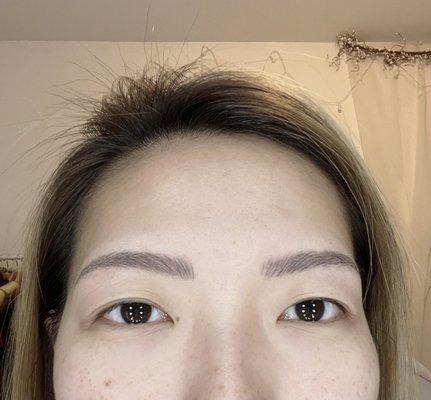 Eyebrow microblading