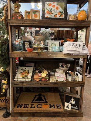 More oranges and raincrosses. Most made locally.