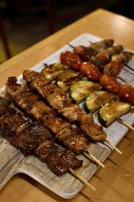 7 skewers combo