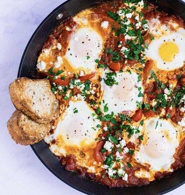 Mixed tomato with eggs is Israel's dish