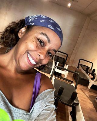 Post class! Legs shaking but still smiling because I got through it and I feel STRONG!