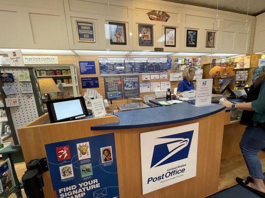 The post office