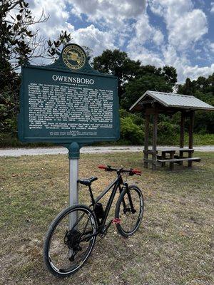 WST Trailhead - Owensboro Junction - Dade City FL -  Southern Terminus