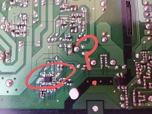 Proprietary ICs make the troubleshoot difficult !
 Majority of them are that way in TVs so no datasheet, no info. No nothing.