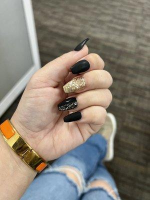 Black & gold