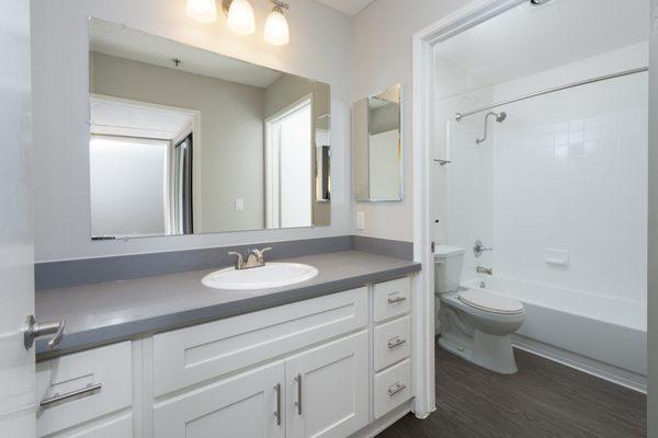 Renovated Unit. Bathroom