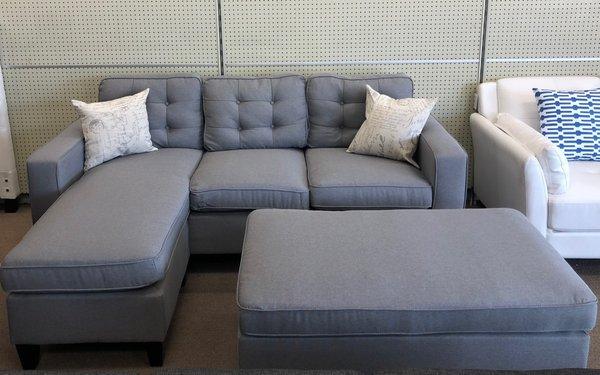 Sectional with Ottoman included: $349