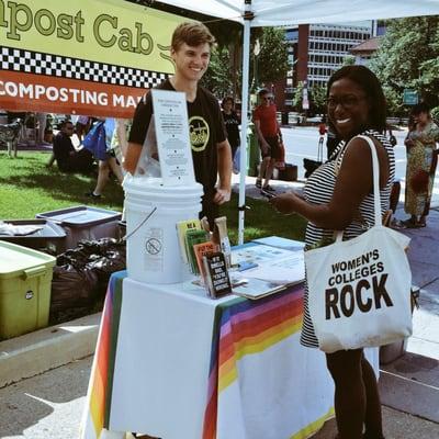 Drop off your food scraps with us every Sunday at the DuPont Circle Farmers Market