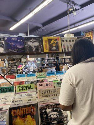 Vinyl section