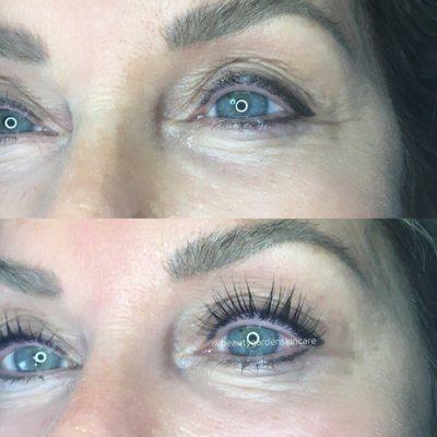 Keratin lash lift by Audrey