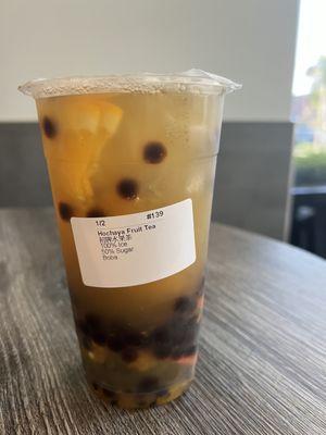 Hochaya Fruit Tea w/ boba