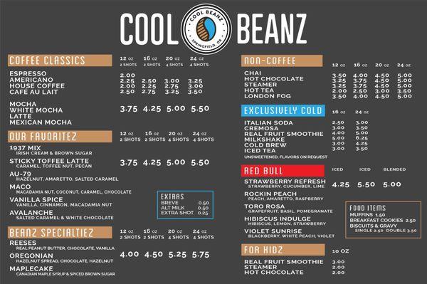 New Menu as of 9/9/19! Super delicious flavors and combos! It's definitely worth checking out.