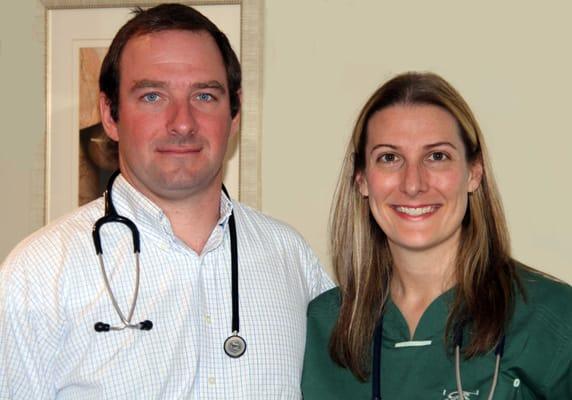 Park Animal Hospital's owners, Drs. Damian Battersby & Shelley Skopit