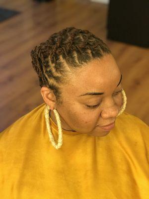 Loc Style on "baby locs"