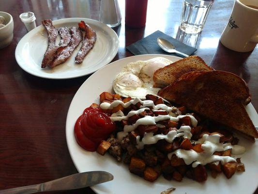 Pork Belly Hash.