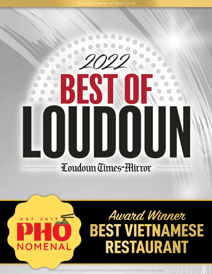 Thank you very much for  voting Pho-Nomenal The  Best of Loudoun! 2022 !