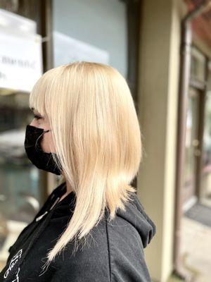 Long Aline haircut