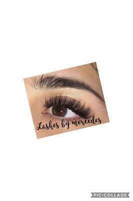 Beautiful set of individual lashes!