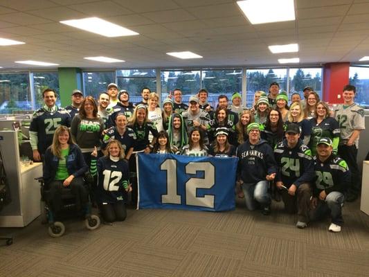 What can we say, we love our Seahawks!