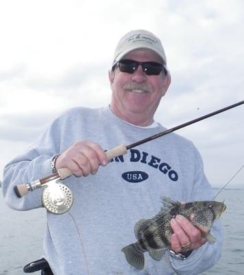 Captain Bob Day of En La Mosca Adventures.  Come fish San Diego Bay with me!