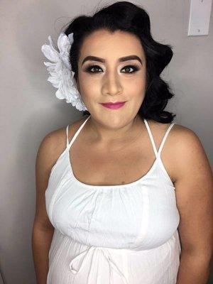 Pregnancy shoot makeup by suzette