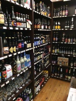 Craft beer selection